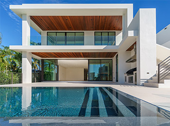 Modern waterfront villa